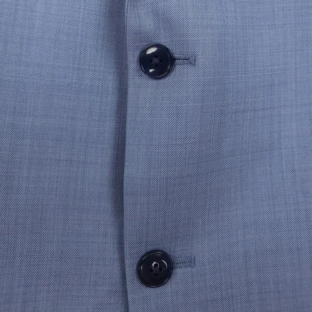 Michael Kors Mens Classic Fit Suit Jacket 38R Light Blue Solid Stretch Wool NWT